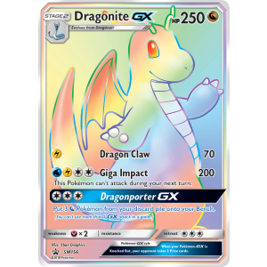 Promo Dragonite-GX SM156/248 Pokemon TCG Sun & Moon SM Black Star Promos