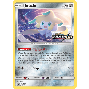 Promo Jirachi SM161/248 Pokemon TCG Sun & Moon SM Black Star Promos