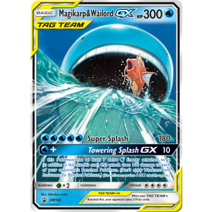 Promo Magikarp & Wailord-GX SM166/248 Pokemon TCG Sun & Moon SM Black Star Promos