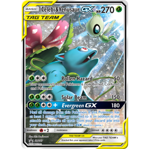 Promo Celebi & Venusaur-GX SM167/248 Pokemon TCG Sun & Moon SM Black Star Promos