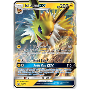 Promo Jolteon-GX SM173/248 Pokemon TCG Sun & Moon SM Black Star Promos