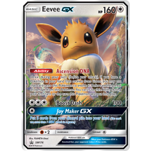 Promo Eevee-GX SM176/248 Pokemon TCG Sun & Moon SM Black Star Promos