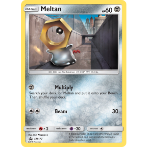 Promo Meltan SM177/248 Pokemon TCG Sun & Moon SM Black Star Promos