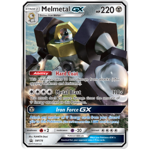 Promo Melmetal-GX SM178/248 Pokemon TCG Sun & Moon SM Black Star Promos