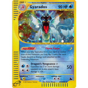 Rare Holo Gyarados H10/144 Pokemon TCG E-Card Skyridge