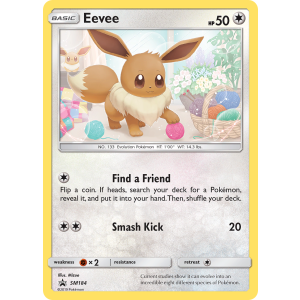 Promo Eevee SM184/248 Pokemon TCG Sun & Moon SM Black Star Promos