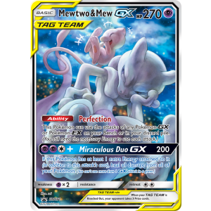 Promo Mewtwo & Mew-GX SM191/248 Pokemon TCG Sun & Moon SM Black Star Promos