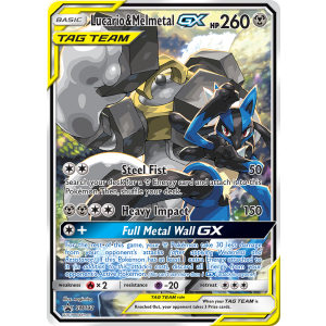 Promo Lucario & Melmetal-GX SM192/248 Pokemon TCG Sun & Moon SM Black Star Promos