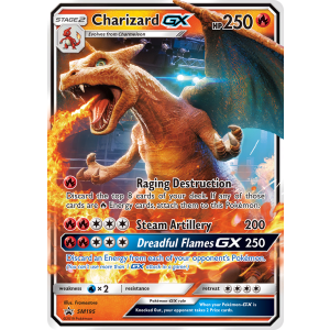 Promo Charizard-GX SM195/248 Pokemon TCG Sun & Moon SM Black Star Promos