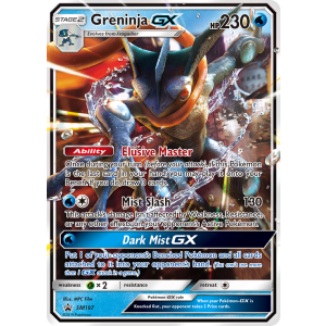 Promo Greninja-GX SM197/248 Pokemon TCG Sun & Moon SM Black Star Promos