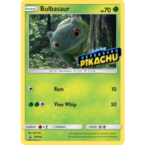 Promo Bulbasaur SM198/248 Pokemon TCG Sun & Moon SM Black Star Promos