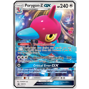 Promo Porygon-Z-GX SM216/248 Pokemon TCG Sun & Moon SM Black Star Promos