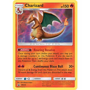 Promo Charizard SM226/248 Pokemon TCG Sun & Moon SM Black Star Promos