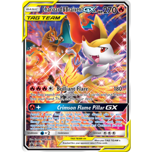 Promo Charizard & Braixen-GX SM230/248 Pokemon TCG Sun & Moon SM Black Star Promos