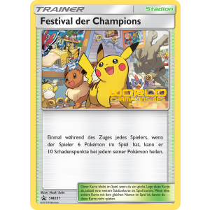 Promo Champions Festival SM231/248 Pokemon TCG Sun & Moon SM Black Star Promos