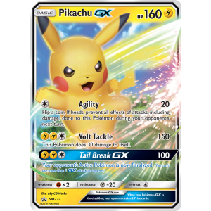 Promo Pikachu-GX SM232/248 Pokemon TCG Sun & Moon SM Black Star Promos