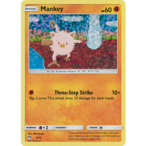  Mankey 8/12 Pokemon TCG Other McDonald's Collection 2019