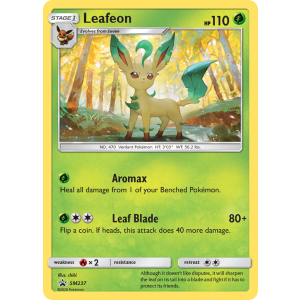 Promo Leafeon SM237/248 Pokemon TCG Sun & Moon SM Black Star Promos