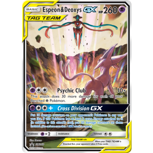 Promo Espeon & Deoxys-GX SM240/248 Pokemon TCG Sun & Moon SM Black Star Promos