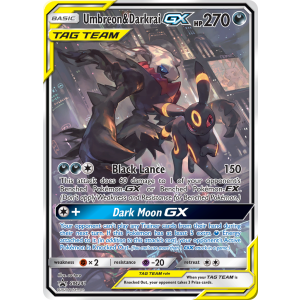 Promo Umbreon & Darkrai-GX SM241/248 Pokemon TCG Sun & Moon SM Black Star Promos