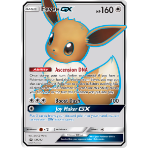 Promo Eevee-GX SM242/248 Pokemon TCG Sun & Moon SM Black Star Promos