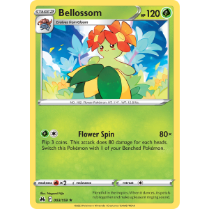 Bellossom 3/159 Pokemon TCG Sword & Shield Crown Zenith