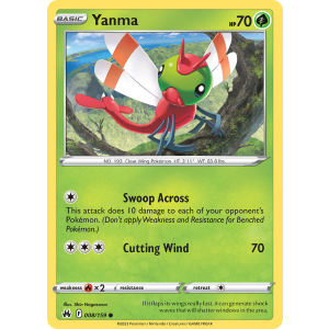 Yanma 8/159 Pokemon TCG Sword & Shield Crown Zenith