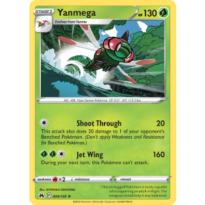 Yanmega 9/159 Pokemon TCG Sword & Shield Crown Zenith