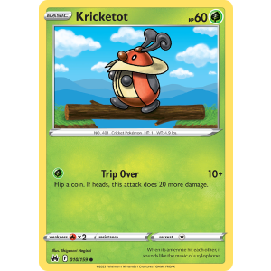 Kricketot 10/159 Pokemon TCG Sword & Shield Crown Zenith