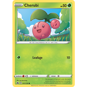 Cherubi 11/159 Pokemon TCG Sword & Shield Crown Zenith