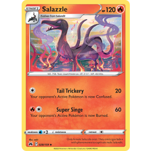 Salazzle 28/159 Pokemon TCG Sword & Shield Crown Zenith