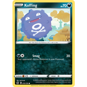 Koffing 75/159 Pokemon TCG Sword & Shield Crown Zenith