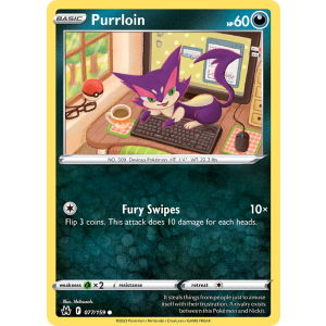 Purrloin 77/159 Pokemon TCG Sword & Shield Crown Zenith