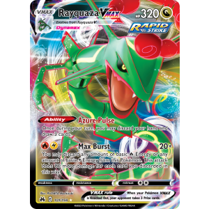 Rare Holo VMAX Rayquaza VMAX 101/159 Pokemon TCG Sword & Shield Crown Zenith