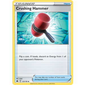 Crushing Hammer 125/159 Pokemon TCG Sword & Shield Crown Zenith