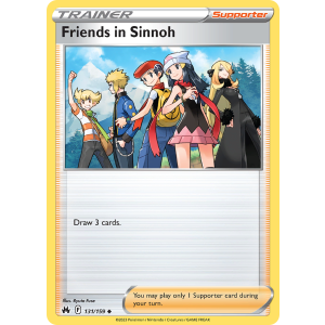 Friends in Sinnoh 131/159 Pokemon TCG Sword & Shield Crown Zenith