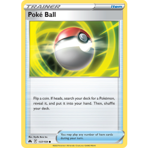 Poké Ball 137/159 Pokemon TCG Sword & Shield Crown Zenith