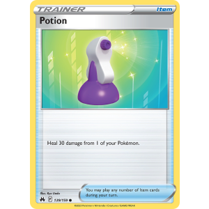 Potion 139/159 Pokemon TCG Sword & Shield Crown Zenith