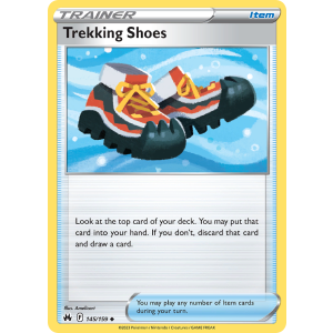 Trekking Shoes 145/159 Pokemon TCG Sword & Shield Crown Zenith