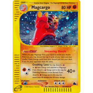 Rare Holo Magcargo H17/144 Pokemon TCG E-Card Skyridge