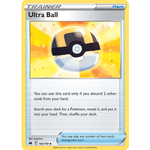 Ultra Ball 146/159 Pokemon TCG Sword & Shield Crown Zenith