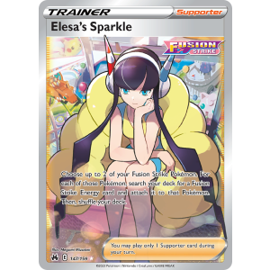 Rare Ultra Elesa's Sparkle 147/159 Pokemon TCG Sword & Shield Crown Zenith