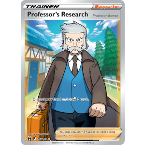 Rare Ultra Professor's Research 150/159 Pokemon TCG Sword & Shield Crown Zenith