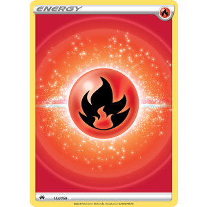 Rare Ultra Fire Energy 153/159 Pokemon TCG Sword & Shield Crown Zenith