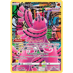 Trainer Gallery Rare Holo Oricorio GG04/70 Pokemon TCG Sword & Shield Crown Zenith Galarian Gallery