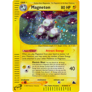 Rare Holo Magneton H18/144 Pokemon TCG E-Card Skyridge