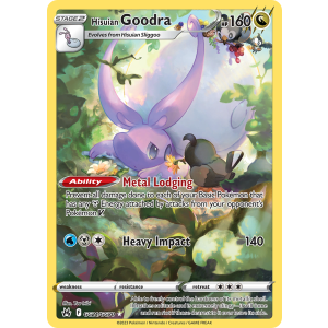 Trainer Gallery Rare Holo Hisuian Goodra GG21/70 Pokemon TCG Sword & Shield Crown Zenith Galarian Gallery