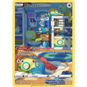 Trainer Gallery Rare Holo Dunsparce GG23/70 Pokemon TCG Sword & Shield Crown Zenith Galarian Gallery