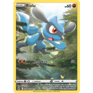 Trainer Gallery Rare Holo Riolu GG26/70 Pokemon TCG Sword & Shield Crown Zenith Galarian Gallery