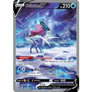 Rare Holo V Suicune V GG38/70 Pokemon TCG Sword & Shield Crown Zenith Galarian Gallery